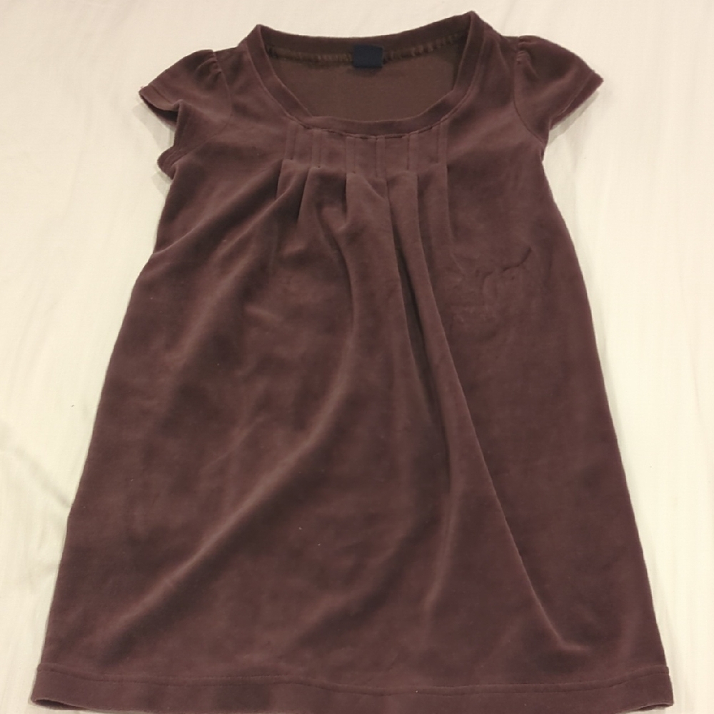 GAP Kids Chocolate Velvet Dress